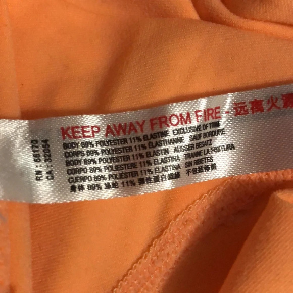 Free People Movement Creamsicle Orange Out of Your League Crop Leggings Size XS - Picture 8 of 11